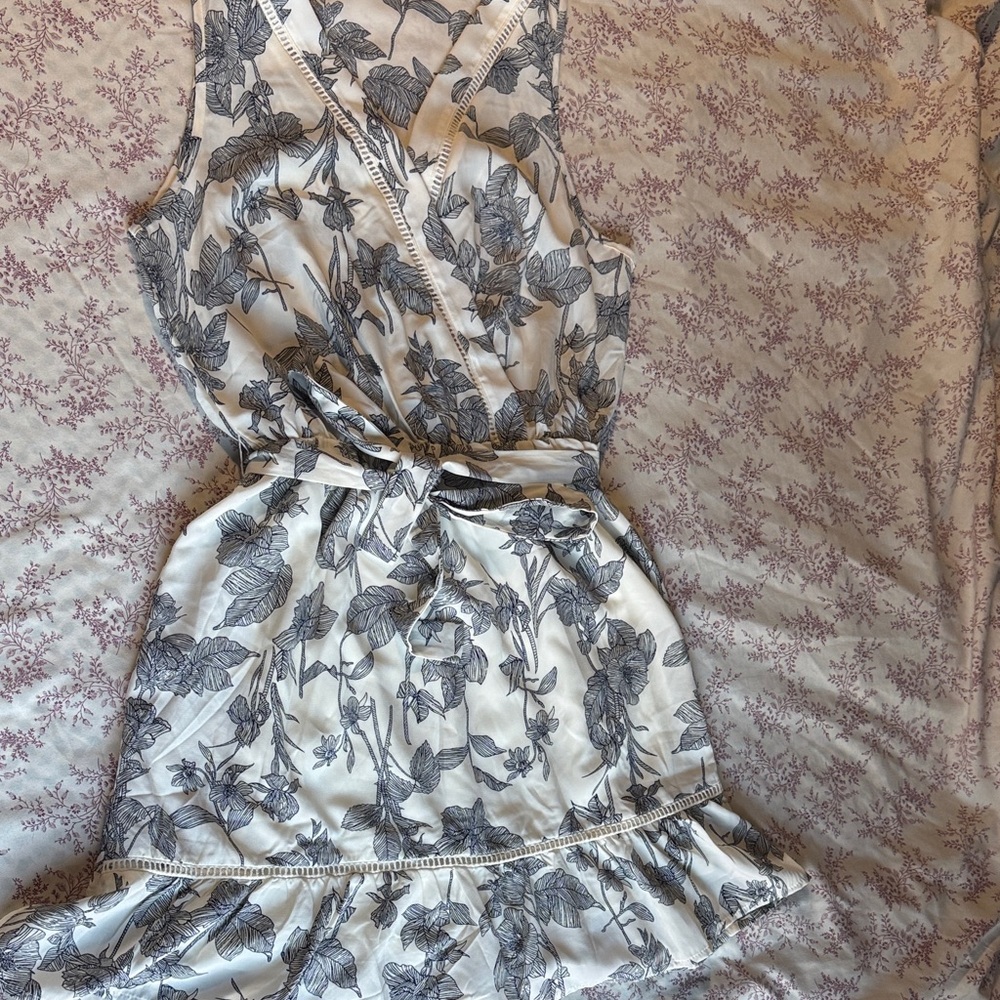 Sienna Sky Black and White Floral Mini Dress | NWOT